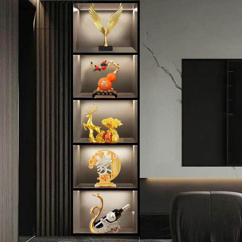 北欧轻奢天鹅红酒架高档创意家居玄关客厅酒柜装饰品乔迁新居摆件