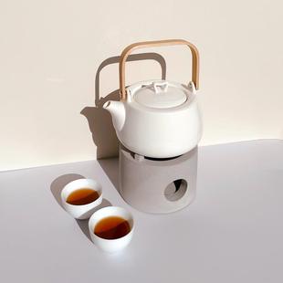 户外围炉煮茶炉室内外酒精真火明火家用小火炉烤奶水泥木炭炉子