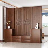 进门玄关柜屏风柜鞋 柜一体间厅柜现代简约柜入户客厅公司大门隔断