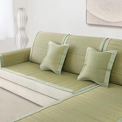 草席沙发垫夏季防滑凉席坐垫夏季款沙发草席垫藤席竹席凉垫子定制