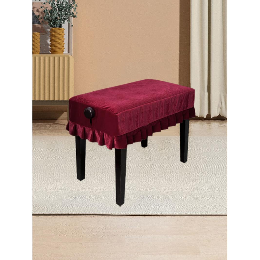 金丝绒钢琴罩凳罩钢琴凳脚套单人凳罩双人凳罩套升降凳罩地毯包邮