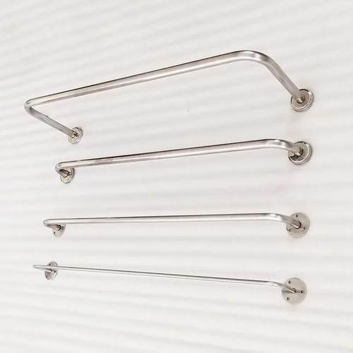 服装店不锈钢正挂衣架上墙U型壁挂式女装货架展示架墙上挂衣杆