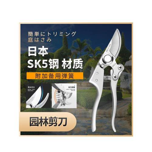 钢枝剪修枝剪刀树枝剪果枝花枝剪果树剪刀园林园艺剪刀粗枝剪