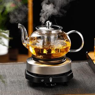 煮茶器玻璃煮茶壶家用小型电陶炉煮茶迷你静音玻璃烧水炉泡茶专用
