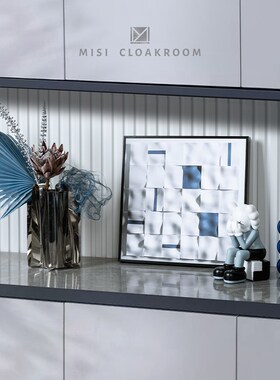 样板间玄关门厅软装饰品仿真花挂画简约定制衣柜展厅桌面家居摆件