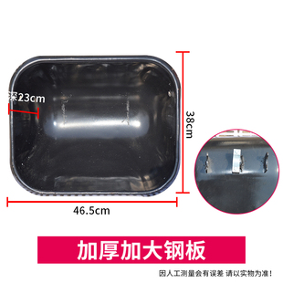 母猪食槽料槽产床猪槽养猪设备加厚喂大猪食盆钢板定位栏猪用槽子