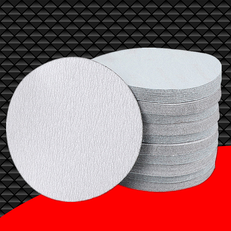 6寸17孔干磨植绒砂纸片汽车打磨抛光自粘吸尘费斯托干磨机磨砂纸