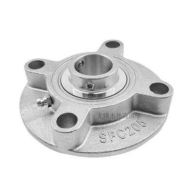 不锈钢外球面轴承带座圆形座SUCFC204 FC205 206 207 208 209 210