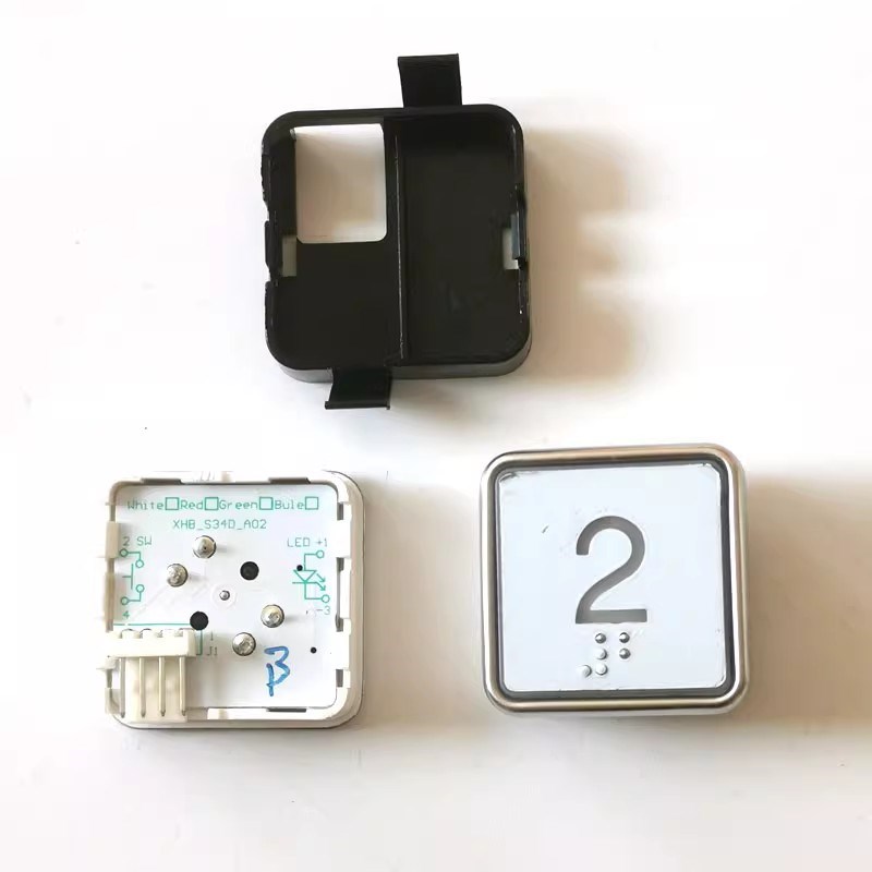 XHB-S34D-A03西子电梯按钮按键XHB-S34D-A02方形BS34D SD34D-A01