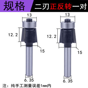 全自动封边机专用修边刀齐头齐尾修边刀头两齿正反转生态木倒角