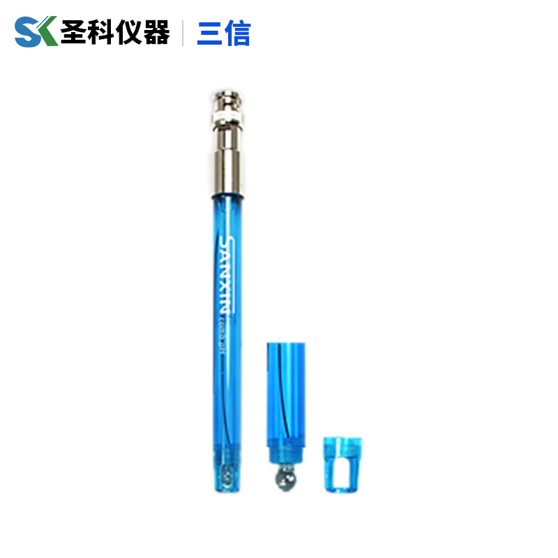 上海三信201-C塑壳pH复合电极酸度计301Pt-S复合ORP电极201-A