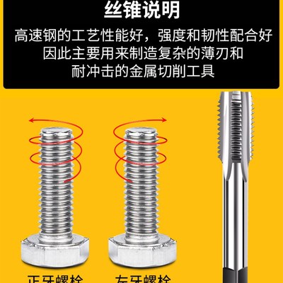 左旋丝锥左牙反牙直槽丝攻M29*1.0M30*3.5M31*1.5M32*2.0M33*2.5