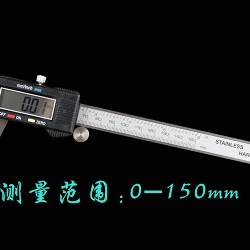 文玩工具数显不锈钢卡尺游标尺子测量佛珠子核桃精准0.01电子屏幕