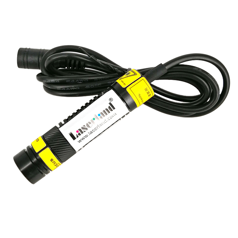 450nm 80mW蓝光点状激光器激光头模组组件 标线器 定位灯