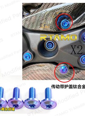 瑞莫 21年老款Tmax560 Tmax530dx全车钛合金螺丝东南亚特色蓝紫