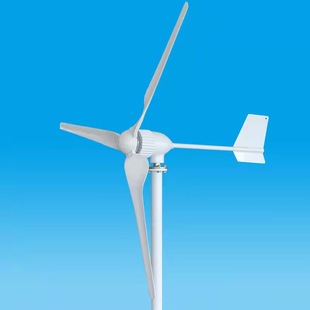 1000W家用养殖山区小型迷你风机发电机48V96V风光互补发电 800
