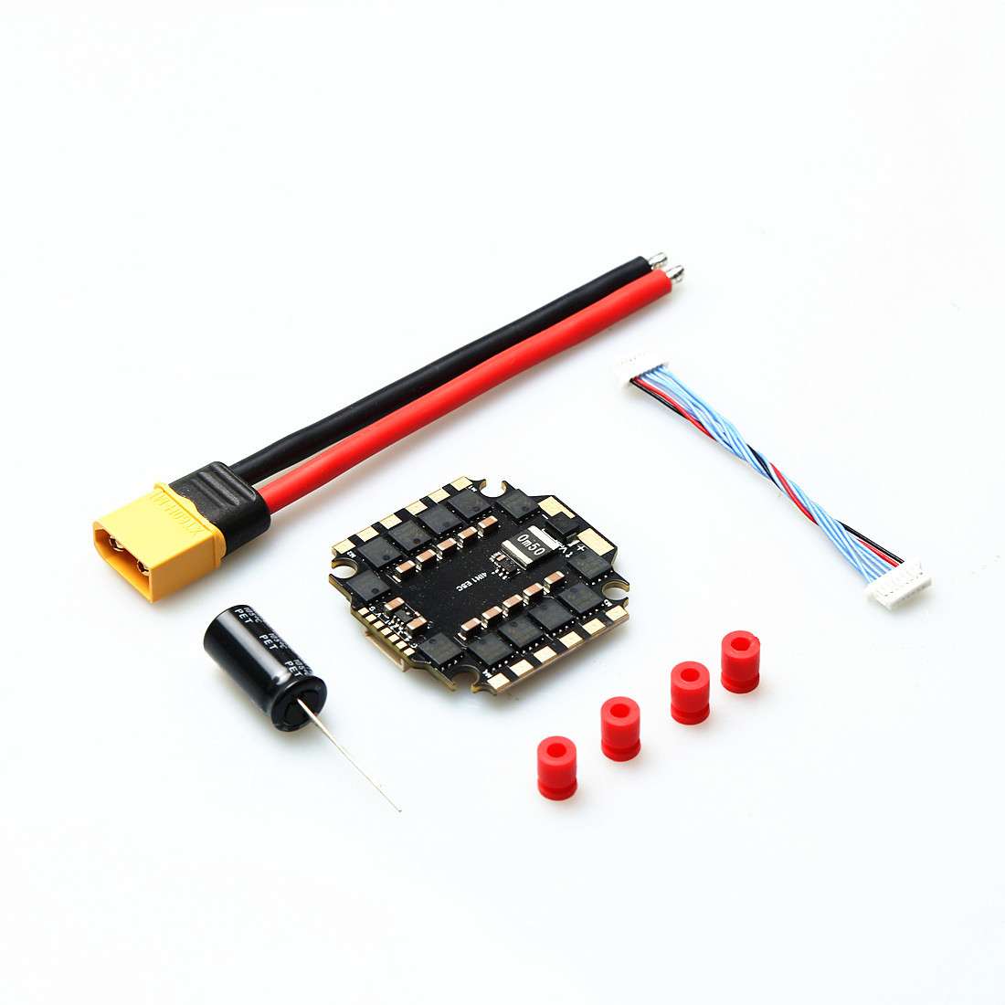 穿越机BLHeli-S DSHOT600四合一电调飞控/50A/60A 4in1 3-6s 7寸
