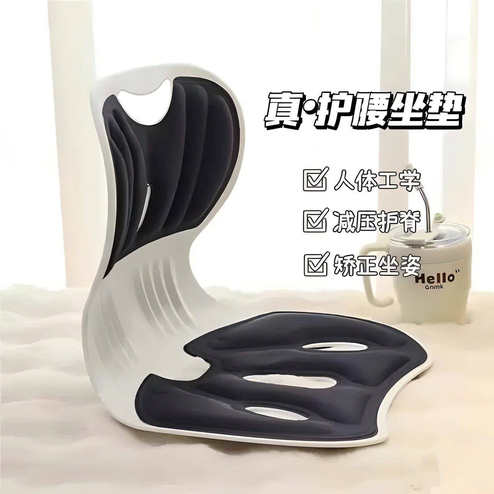 人体工学护腰坐垫学生矫正坐姿椅腰靠办公室久坐不累神器腰托椅