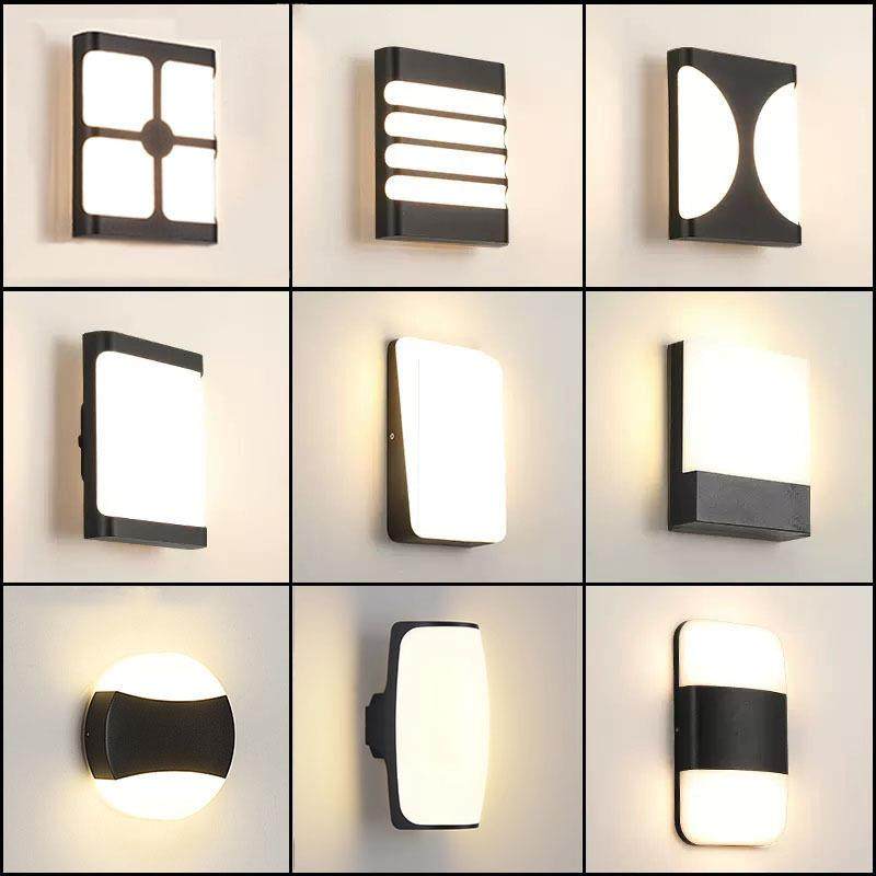 户外壁灯防水别墅室外创意简约庭院led过道楼梯露台酒店阳台壁灯