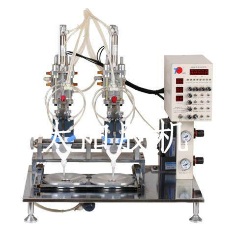 嵊州太阳胶机供应TYB4-2双头肆点精密涂胶机（后推式φ100φ120）