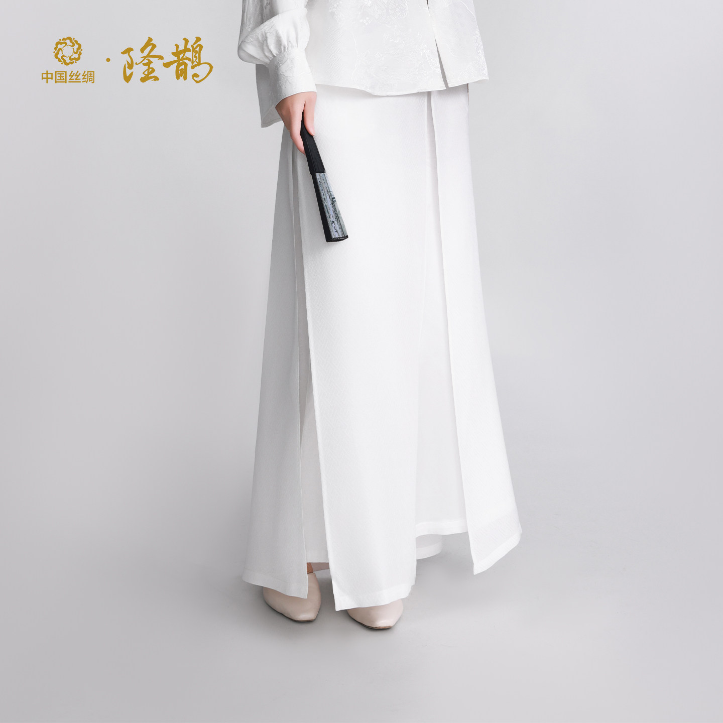 陆美英工字织素罗宋裤三经绞罗夏
