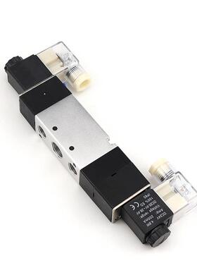 带中停中封三位五通电A磁阀V330-08-10/DC12V/DC24V/AC1410V/C22V