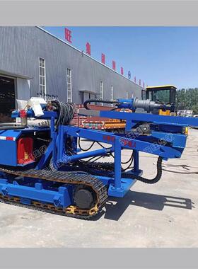 凿岩台车隧道360钻孔凿岩台车小型履孔带气动凿度岩机全方位潜钻