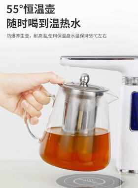 欧式实木茶吧机家用立式饮水机迪朗智能饮水柜茶柜全自动供水