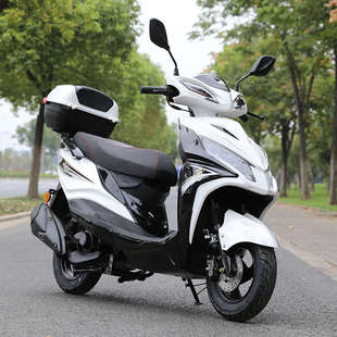 全新国四电喷踏板摩托车燃油车125CC省油踏板车男女款可上牌