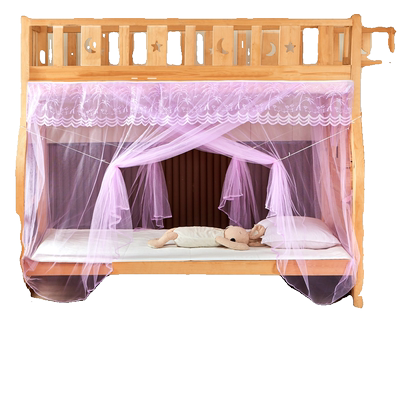 子母床蚊帐上下床家用1.2m梯形上下铺双层儿童床1.35m高低床1.5米