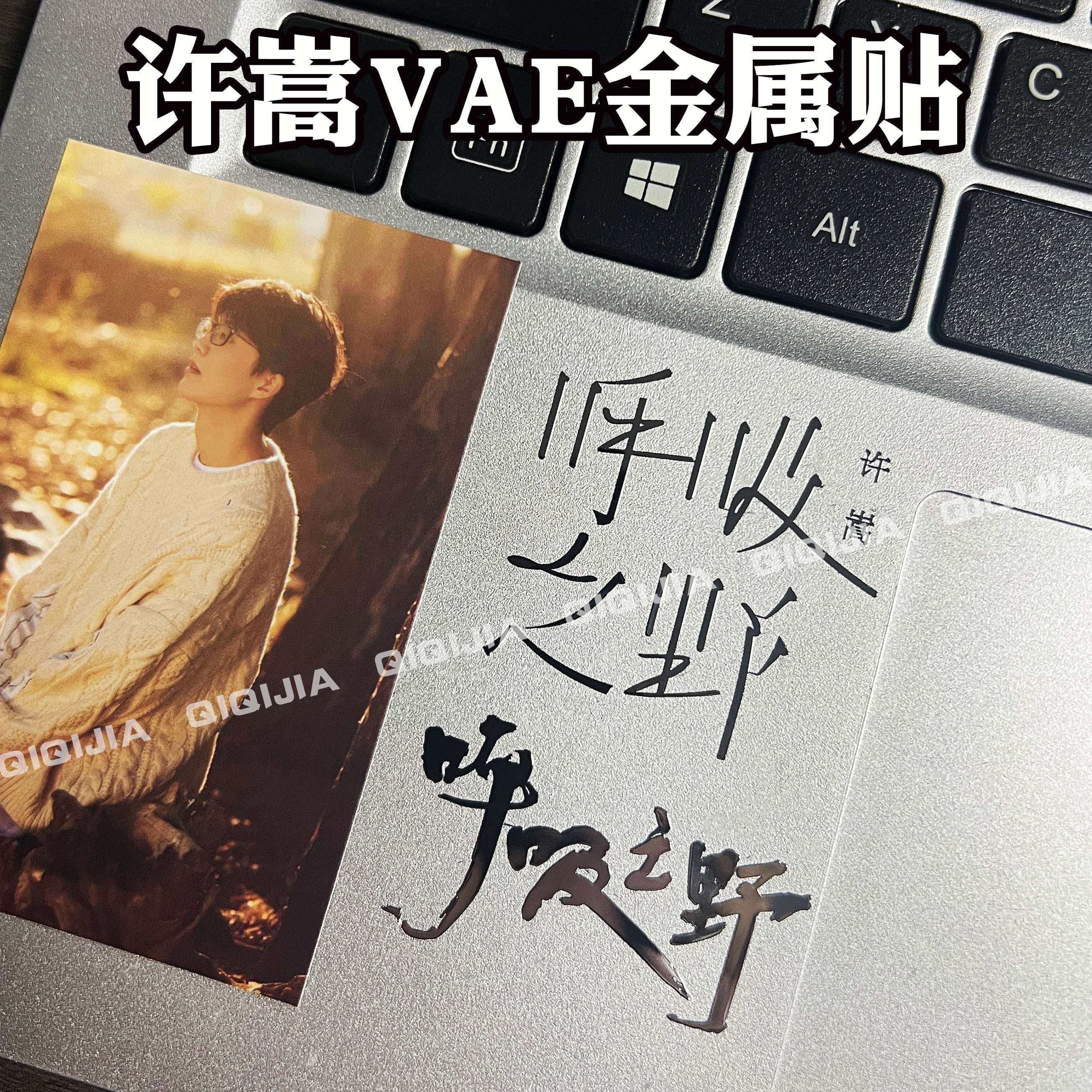 许嵩金属贴纸VAE呼吸之野周边演唱会应援车贴笔记本电脑耳机手机
