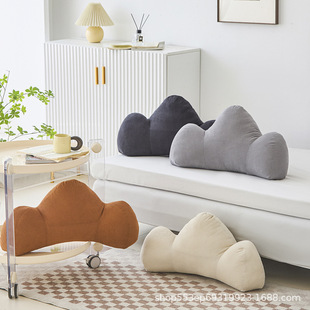 山形靠背靠山床头靠垫软包靠背床上睡觉腰靠枕头侧睡靠枕沙发抱枕