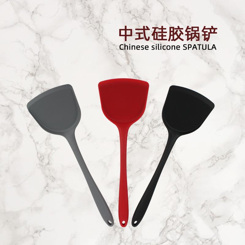 硅胶锅铲不粘锅炒菜铲耐高温家用炒铲炒菜勺煎鱼铲厨房硅胶铲