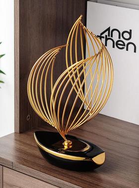 风生水起船家居摆件玄关装饰品客厅电视柜工艺品乔迁高档礼物