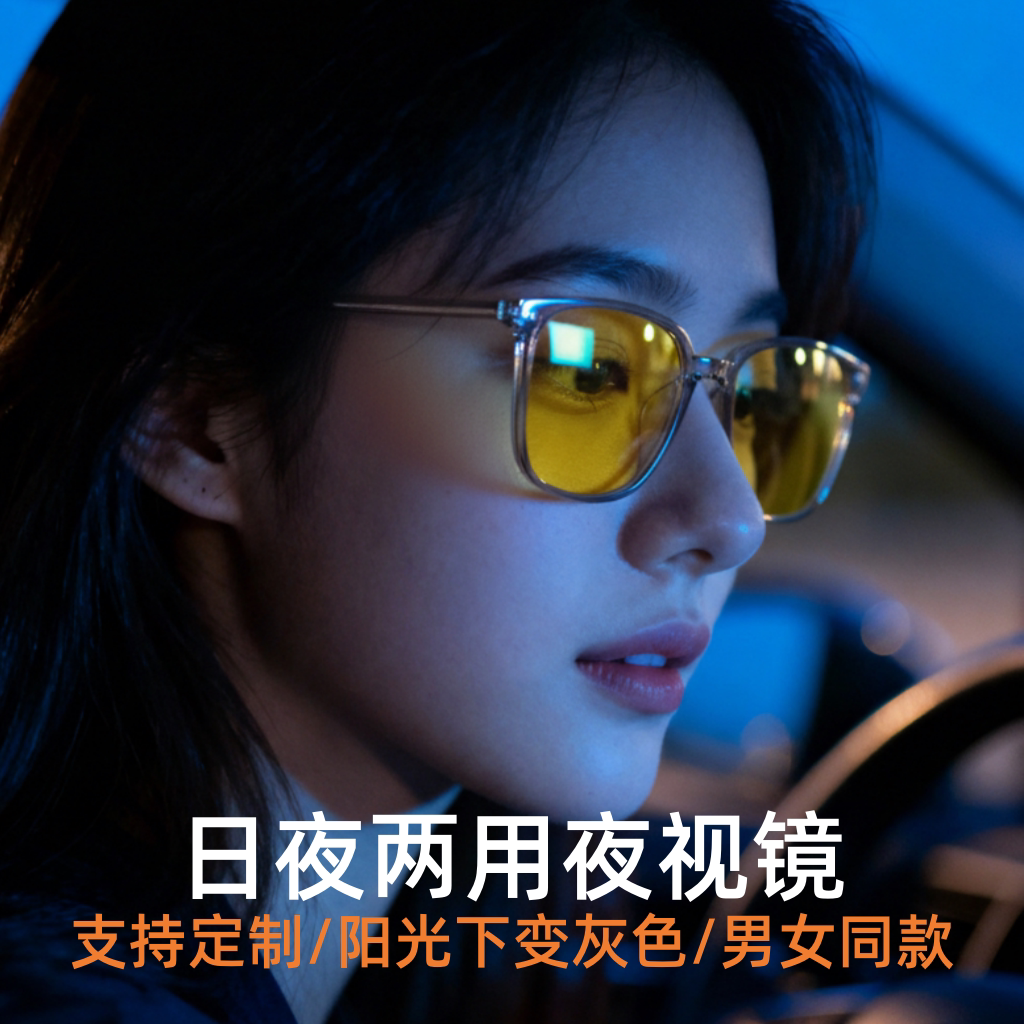 夜视眼镜男女司机开车专用日夜两用防远光灯防强光驾驶墨镜可定制
