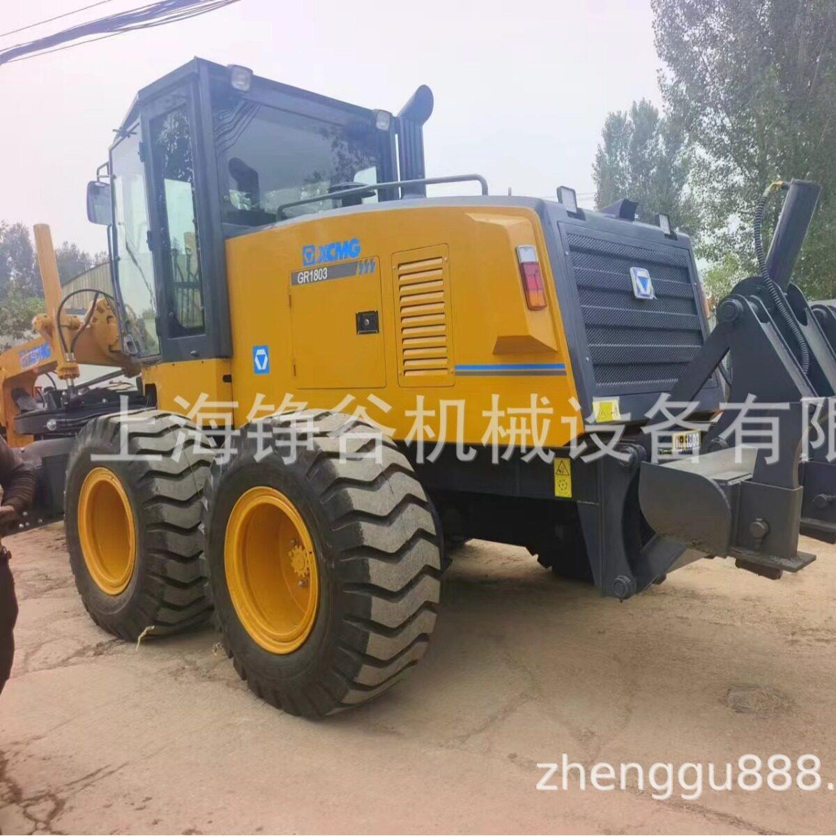 出售二手徐工GR1803平地机 卡特140H平地机带推刀