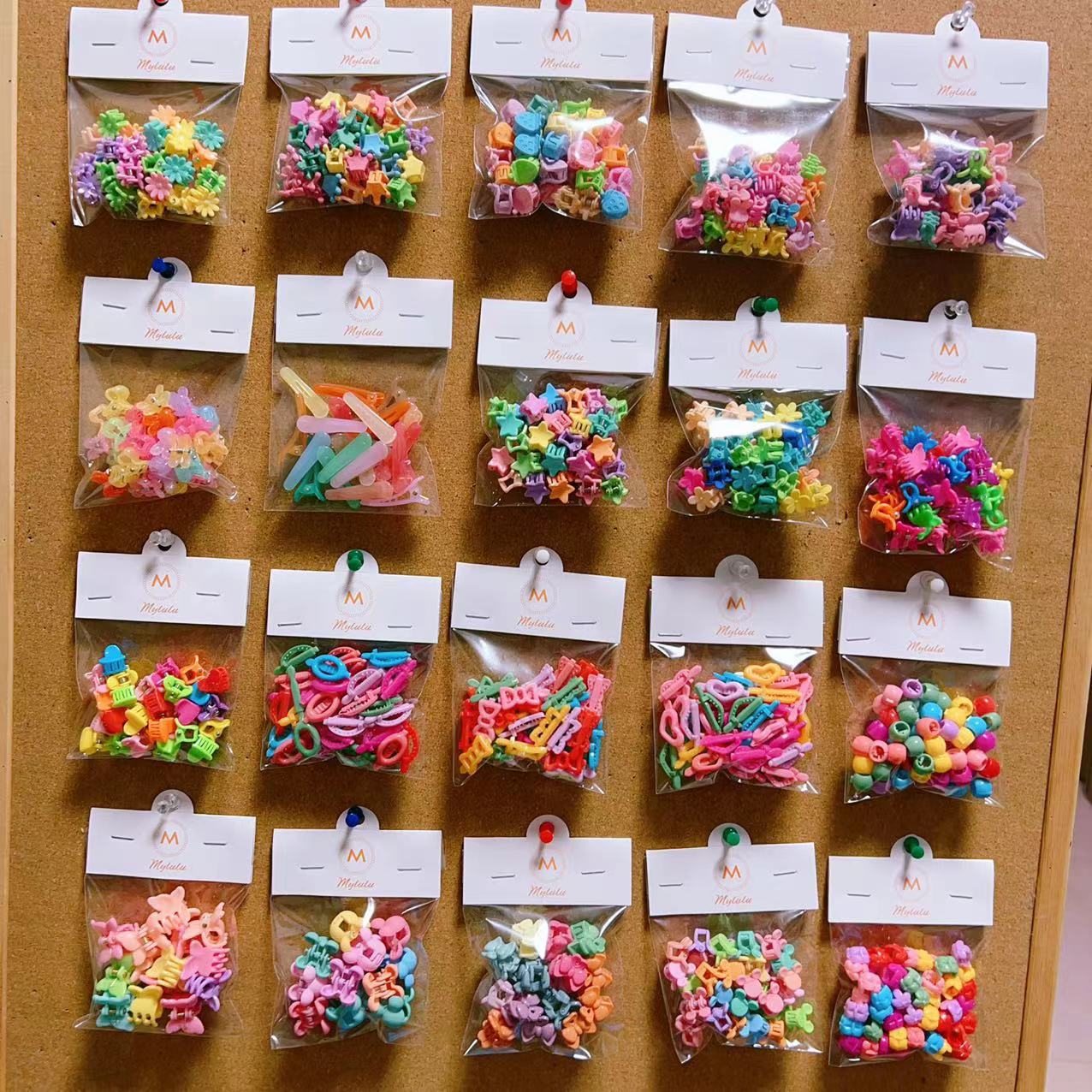 mini 001 儿童花朵皇冠兔子五角星迷你小发夹kids mini hair clip