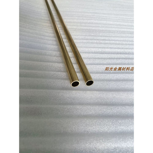 H65黄铜管外径7-10mm毛细管空心黄铜管纯紫铜管棒铜套切割加工