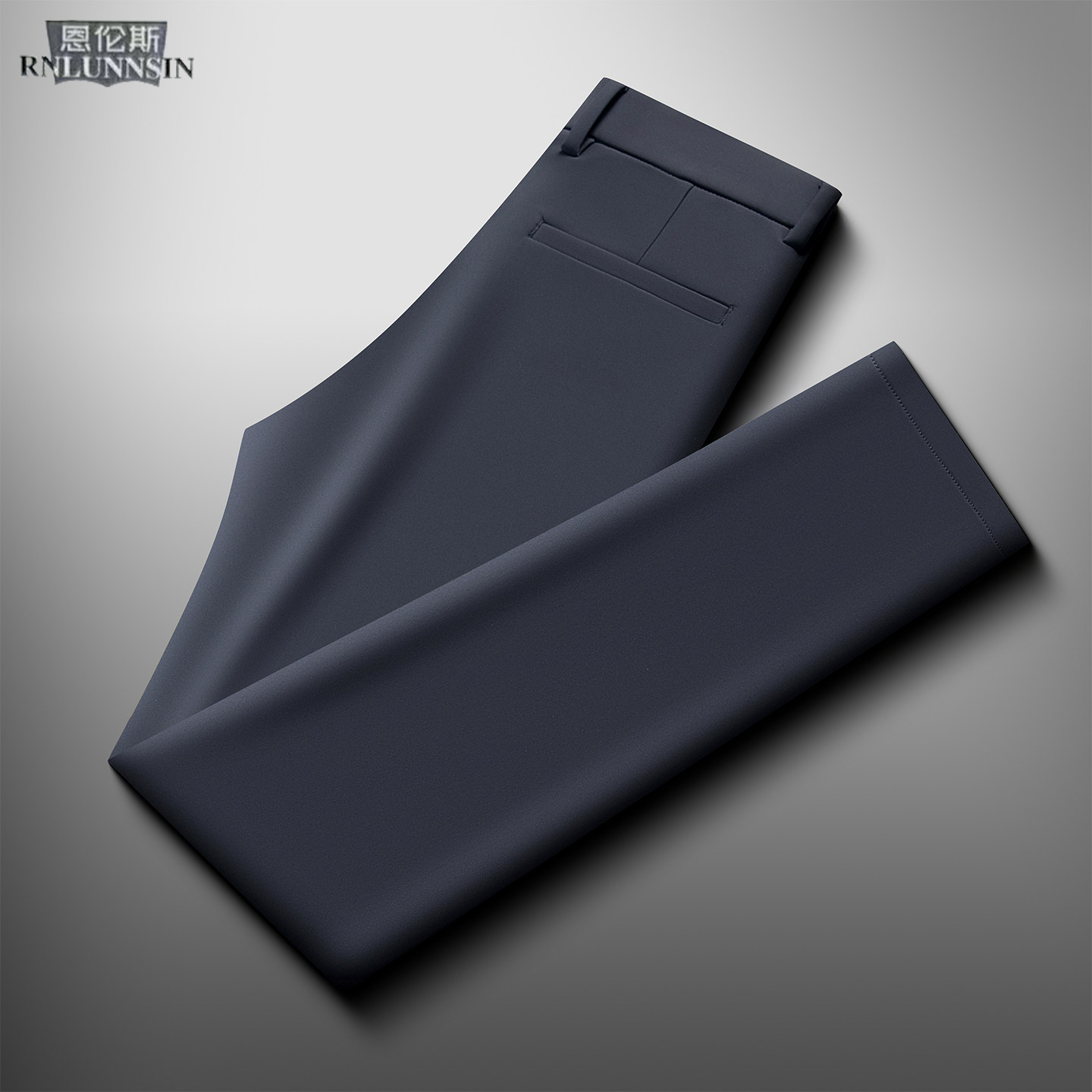 高端休闲西裤男款冬季保暖加绒修身直筒男裤新款轻商务通勤长裤子