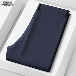 轻商务休闲西裤男款长裤冬季加绒保暖直筒裤2025新款高品质男裤子