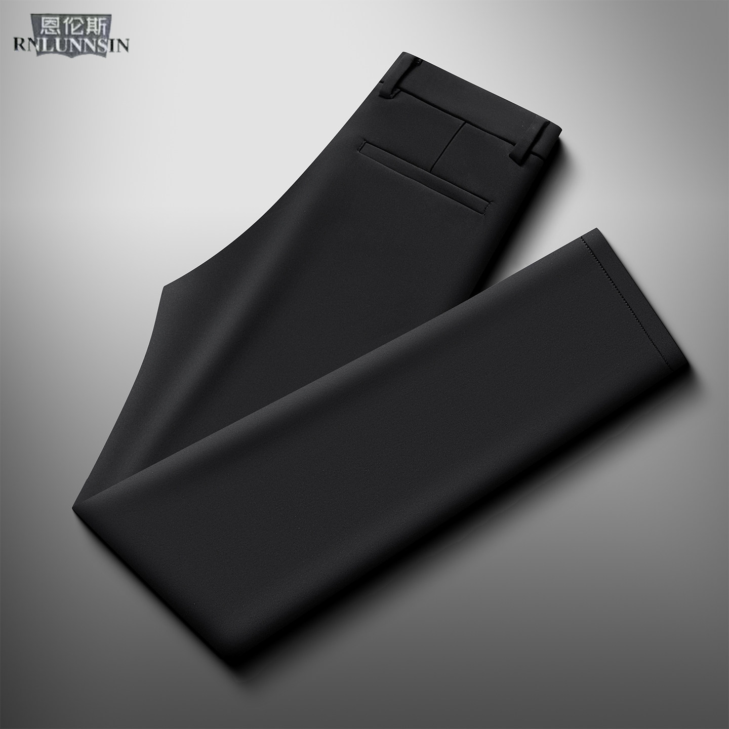 时尚休闲西裤男款黑色显瘦商务通勤直筒男裤2026新款春高端长裤子