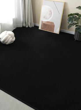 纯黑色地毯高级感摄影棚直播间地垫大面积全铺办公室水泥地直接铺