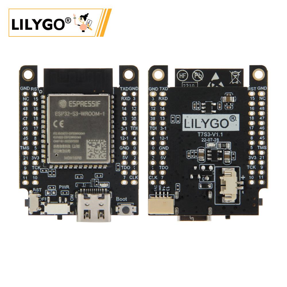 LILYGO® T7 S3 V1.1 ESP32-S3 开发板WIFI蓝牙5.0 模块 8MB PSRA