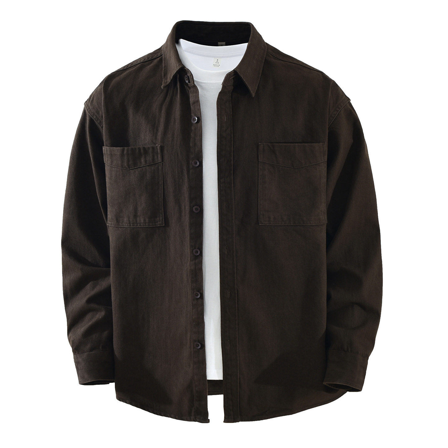 9141日系复古潮流长袖衬衫男士时尚百搭文艺休闲宽松上衣一件代发,男装,衬衫,淘宝优惠券,粉丝福利购,淘宝优惠卷