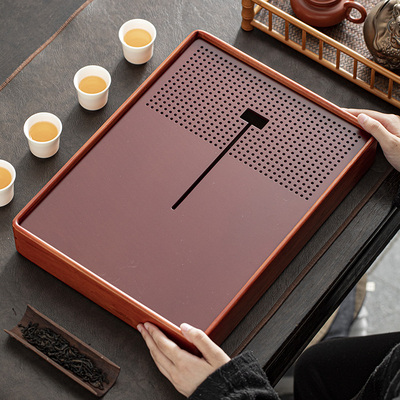 电木茶盘新款实木家用客厅茶托盘储水精品高端茶台茶海蓄水干泡台