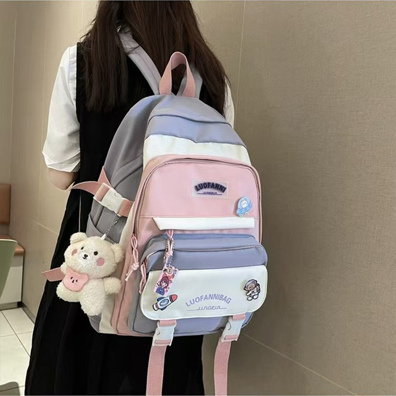 学生双肩包套装时尚轻便
