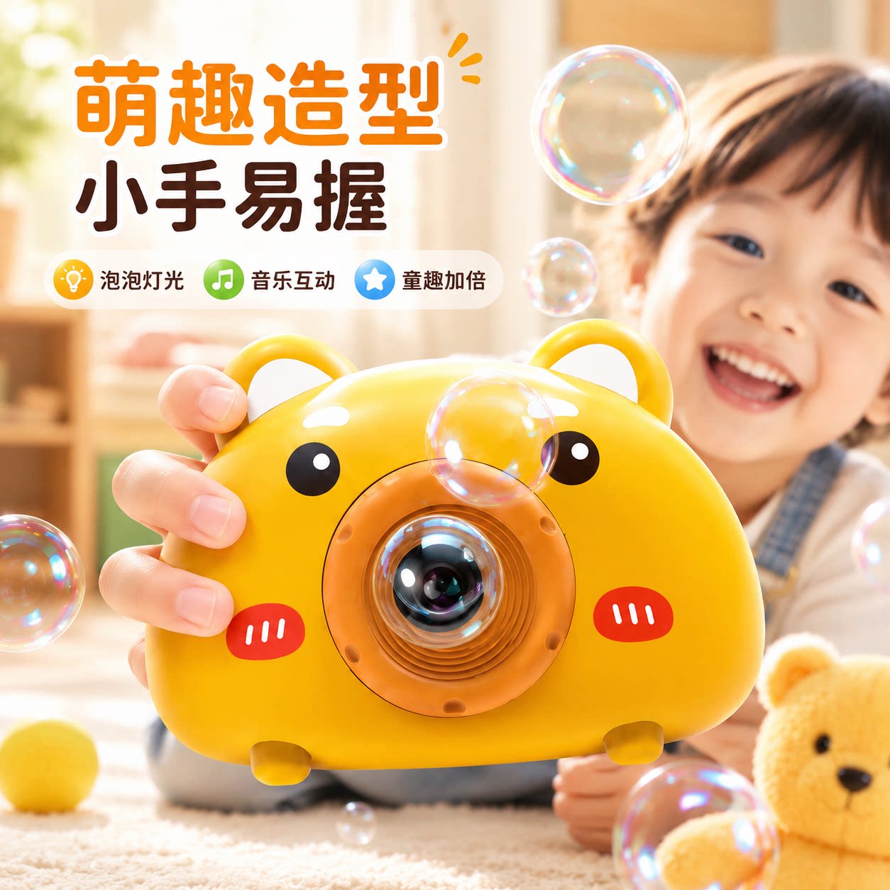 【德国精工】手持电动泡泡