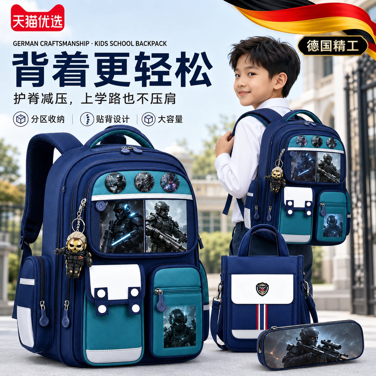 【央ma力荐】轻便减负书包