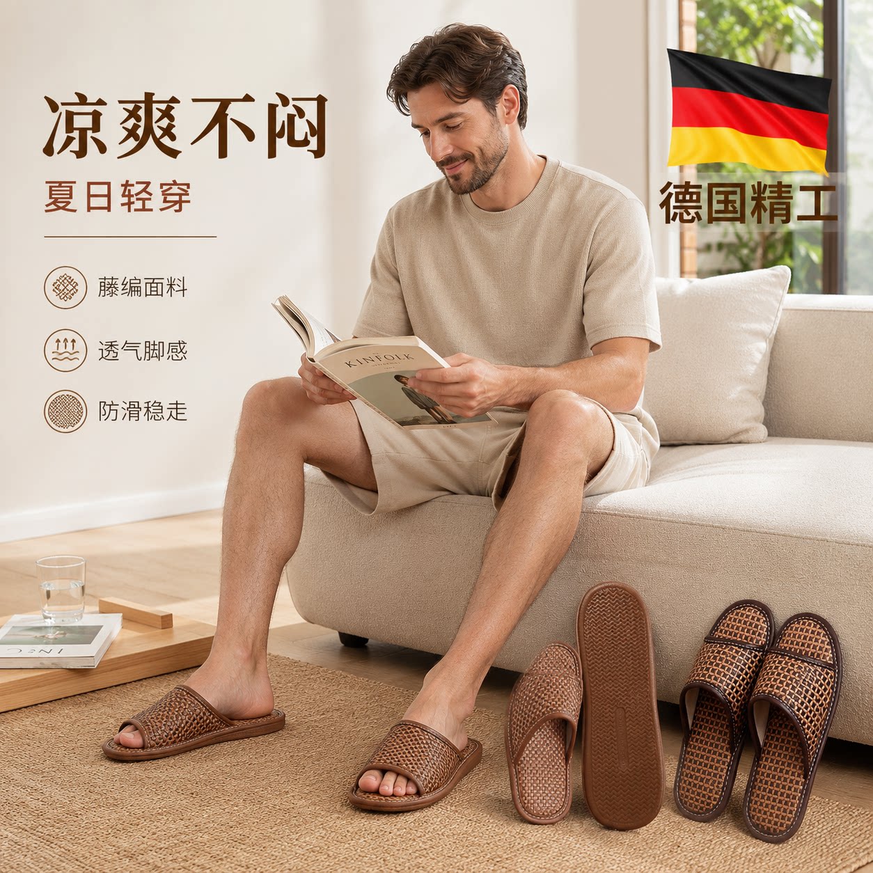 【央ma力荐】防滑软底拖鞋