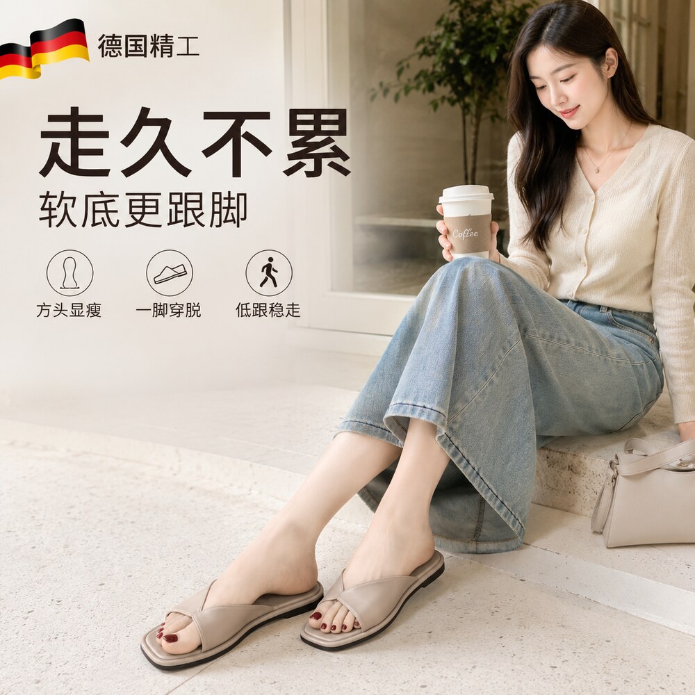 2026夏季新款人字拖女士